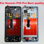 Original Huawei P30 Pro LCD Display VOG-L04 VOG-L09 VOG-L29 VOG-TL00 Touch Screen Digitizer Replament Parts P30 Pro (New)