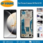 Original AMOLED Replacement Tecno Camon 30 Pro LCD Display CL8 Touch Screen Digitizer Assembly Tecno Camon 30 Pro 5g LCD (New)