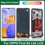 OLED For OPPO Find X2 Lite LCD Display Screen 6.4" CPH2005 Find X2 Lite Touch Digitizer Assembly Replacement (New)