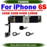 iPhone 6S Logic Board Support System Update with Touch ID Compatible with Space Grey White Silver Gold   Working Motherboard Bangladesh (New)