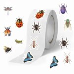 500PCS Insects Butterfly Spider Roll DecalsDIY Waterproof Stickers For Phone Scrapbook Suitcase Skateboard Helmet Sticker (New)