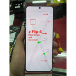 AAA+ Touch Screen Digitizer Samsung Galaxy Z Flip 4 LCD F721 F721B LCD Display Touch Frame with Defective Replacement (New)