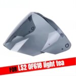 FOR LS2 Motorcycle Half Helmet OF618 Lens Black Lens Color Visors FOR LS2 VERSO II Helmet Replace Accessories (New)