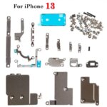 1set Full Inside Small Metal Holder Bracket Shield Plate Set Kit Full Screws Waterproof For iPhone X XR XS 11 12 13 14 Pro Max (New)