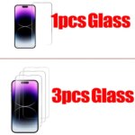 1~5PCS HD Tempered Glass iPhone 18 16 17 Pro Max 17e 16e 15 14 13 12 Screen Protector Film iPhone 11 13 Mini Glass (New)
