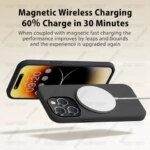 Original Magnetic Liquid Silicone Shockproof Case iPhone 16 11 12 14 13 15 Pro Max 16 Plus Magsafe Wireless Charge Cover (New)