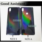 Super Clear/Black/Red 6.59" For VIVO NEX S / A / NEX Ultimate Back Battery Cover Door Housing case Rear Glass parts (New)