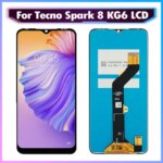 652 Original Tecno Spark 8 LCD Display Touch Screen Digitizer Assembly Tecno Spark8 KG6 KG6k LCD Repair Parts (New)
