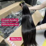 GDYLuxury Vietnam Bone Straight Raw Bundles Human Hair 100% Unprocessed Weave Bundles Extension Natural Black Raw Virgin Hair (New)