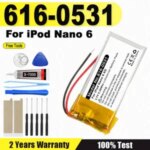 616 0531 BackShell Replacement Battery ipod Nano6 6G 6th Generation MP3 Li Polymer Rechargeable Nano 6 Batteries + Tools Bangladesh (New)