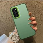 Huawei P40 Case Huawei P40 Pro Phone Cover ANA-NX9 ELS-NX9 ELS-N04 Cases P40 P40 pro Luxury Metallic Aurora Skin Matte Cover (New)