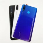Back Battery Cover Huawei P30 lite Glass Housing Lid Door Rear Case Nova 4E With Camera Frame Lens (New)
