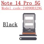 Sim Card Tray Adapter Xiaomi Redmi Note 14 Pro 5G Note 14 Pro+ Plus SIM Card Holder Card Reader Connector Parts (New)