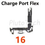 1pcs iPhone 16 Plus16 PRO MAX USB Charging Charger Port Flex Cable Dock Charger Connector With Microphone Flex Replacement (New)