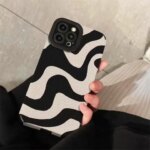 Shockproof Zebra Stripe Silicone Case iPhone 14 15 16 Pro Max Cases iPhone 11 12 13 Mini 7 8 Plus X XS XR Cartoon Cover (New)