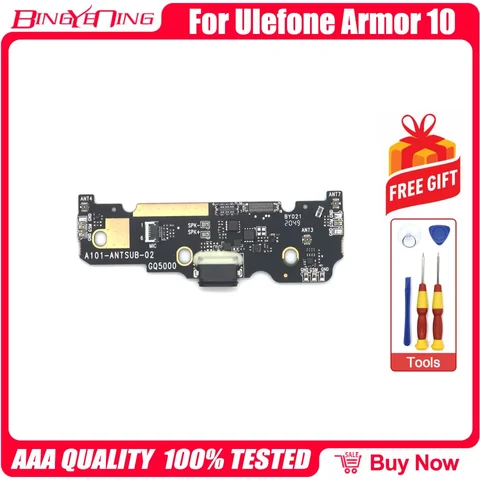 S084aa62228b641f58cfffca78468c9afl_480x480 BINGYENING Original Br New ULEFONE Armor 17 Pro Armor 10 Armor 24 Note 6P USB Board Charge Port Board With Microphone (New) - Image 1
