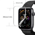 3Pcs TPU iWatch Screen Protector iPhone 38MM 40MM 41MM 42MM 44MM 45MM 49MM Hydrogel Film (New)