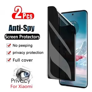 S087b2e6208544a5883ea416bc2dab1a3d_300x300q75-1 2 Anti Spy Screen Protector Privacy Hydrogel Film Xiaomi Mi 13T 12T 11T 10T 9T Pro Ultra Note 10 14 Lite 5G Bangladesh (New) - Image 1