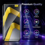 Poco M8 Tempered Glass Screen Protector 677inch Full Curved Protective Film (New)