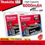 100% Original Makita 18V 6.0Ah battery Makita BL1830， BL1830B， BL1840 ，BL1840B ，BL1850 BL1860B power tools battery Bangladesh (New)