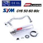 motorcycle exhaust Scooter 1P37QMA GY6 50cc 139QMB 1P39QMB Muffler Exhaust GY6 50 60 80cc 139qmb 139qma db killers (New)