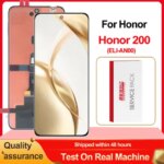 High Quality 67 OLED Honor 200 LCD Display Touch Screen Digitizer Assembly Huawei Honor200 ELI-AN00 Replacement Parts (New)