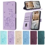 Funny Cat Lanyard Leather Flip Case Sharp Aquos Sense R10 R9 9 8 Wish5 4 3 Luxury Wrist Rope 3 Card Slots Wallet Cover (New)