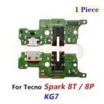 USB Charging Port Board Tecno Spark 8 9 10 PRO 10C Go 2022 KG5 KG6 KG7 KG8 KI5 KI7 Charger Dock Connector Flex Cable Repair (New)