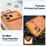 Eary for iPhone 17 Pro Max Air Phone Case Aluminum Alloy Metal Frameless Shell for Magsafe Minimalist Anti-Drop Protective Cover (New)