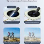 Full Glue Camera Lens Protector vivo X300 Ultra Locator Installation Camera Protectors vivo X300 Pro Film Glass Lens Cover (New)
