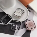 Case Apple Watch Screen Protector 46mm 42mm Accessories HD Tempered Glass Hard PC Bumper Cover iWatch Series 10 Protective (New)