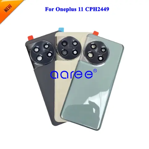 S0b9febed63a7454c83aef6d9ad68fdeeJ_480x480q75 Battery Cover Housing With Camera Lens Oneplus 11 Back Cover Back Housing Door With adhesive (New) - Image 1