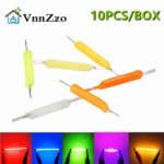 10PCS/Box LED Filament DC3V 5V Edison Bulb Lamp Parts Incandescent Light Diodes Accessories Multicolour Holiday Lighting (New)