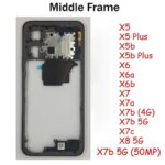 Huawei Honor X5 X5B X6 X6A X6B X7 X7A X7B X7C X8 Plus 4G 5G Middle Frame Housing Bezel Repair Parts (New)