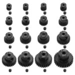 1Pcs 0.6M Harden Metal Motor Gears Pinion 3.175/5mm 14T 15T 16T 17T 18T 19T 20T 21T 22T 23T 24T 25T 26T 27T 28T 29T RC Cars Part (New)
