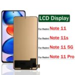LCD Display Xiaomi Redmi Note 11 11S Pro 4G 5G Touch Screen Digitizer Panel Assembly 2201117TG 2201117SG Screen Display Bangladesh (New)