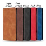 Leather Flip Phone Case Cover Sharp Aquos Sense Simple Sumaho 5 2 3 4 6 6S 7 8 V6 Lite Basic Plus 4G 5G Protective Cover (New)