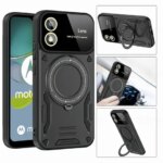 Rotating Bracket Lens Protect Cover For Motorola Moto G13 G23 E13 G60 G32 G22 G14 G10 G20 G30 G04 G24 Power G04S E14 Armor Case (New)
