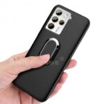 Cover HTC U23 Pro (5G) Funda 67 Inch Black Classic Finger Ring 360 Degree Rotation Soft Case HTC U23 (5G) Capa (New)