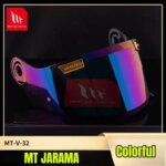 Helmet Visors FOR MT JARAMA Retro Full-face Helmet Night Vision Day and Night Sun Protection UV Protection MT-V-32 Genuine (New)