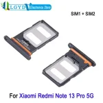 Dual SIM Card Tray Xiaomi Redmi Note 13 Pro 5G Phone SIM1 + SIM2 Card Tray Replacement Part Bangladesh (New)