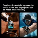SAMZHE Screen Protector For Apple Watch Series 11/10/9/8/7/6 SE/SE2/SE3 40-46MM Full-coverage Protector Softened Protector Film (New)