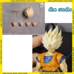 Reprint DKO&Yōtōki Dragon Ball Super Saiyan 2 Super 2 Two-Head Sculpture Accessory Pack with One Head and Five Faces + Angel (New)