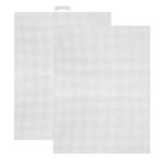 Plastic Sheets 14Count Plastic Mesh Fabric Plastic Cross Stitch Canvas Eye Mesh for Embroidery Diy Handicraft Knit (New)