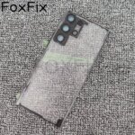 Glass Battery Back Cover SAMSUNG GALAXY S22 Ultra 5G Rear Housing Door Panel Replacement with Adhesive Sticker (New)