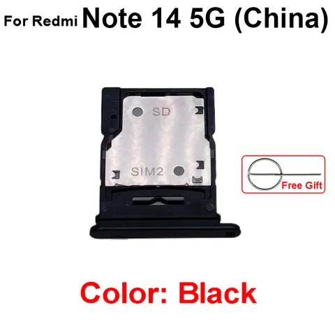S0dbd2069bf4b40d3ac11ec683a985b4cC_480x480q75 Sim Card Reader SIM Card Slot Holder Repair Replacement Parts Xiaomi Redmi Note 14 Note 14 Pro Note 14 Pro+ Plus 5G (New) - Image 1