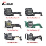 Sim Card Reader Slot Socket Connector with Microphone Board For OnePlus Ace 2 Pro 2V Nord 2 2T 5G Replacement Parts (New)