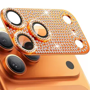 S0df8b147f5e540258d13fe3138a326b1C_300x300q75 Luxury Bling Diamond Metal Camera Lens Protector IPhone 17 Air 16 15 14 13 Pro Max Plus 17Air 16Pro 17Pro Glass Cover Bangladesh (New) - Image 1