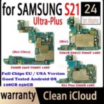 512G 256G 128G Mainbaord Samsung Galaxy S21 Ultra G998B G998U S21 G990F G991B G991U S21 Plus G996B G996U Motherboard Android Bangladesh (New)