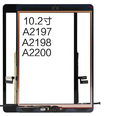 S0e9a4ff730274df2afbbb4e22bd85f4ad_480x480q75 10Pcs iPad 7 8 A2200 A2198 A2197 7th 8th 2019 LCD Outer Touch Screen Digitizer Glass Panel Assembly Display With Adhesive (New) - Image 1